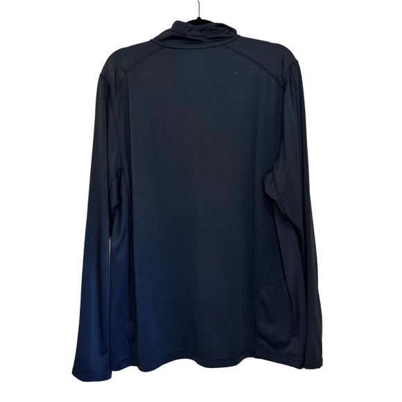 Rhone Sequoia 1/4 Zip Black Shirt Peloton Branding sz XXL EUC - Picture 2 of 8